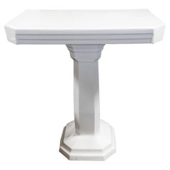 Two-Piece Porcelain Shaving/ Make-Up Table