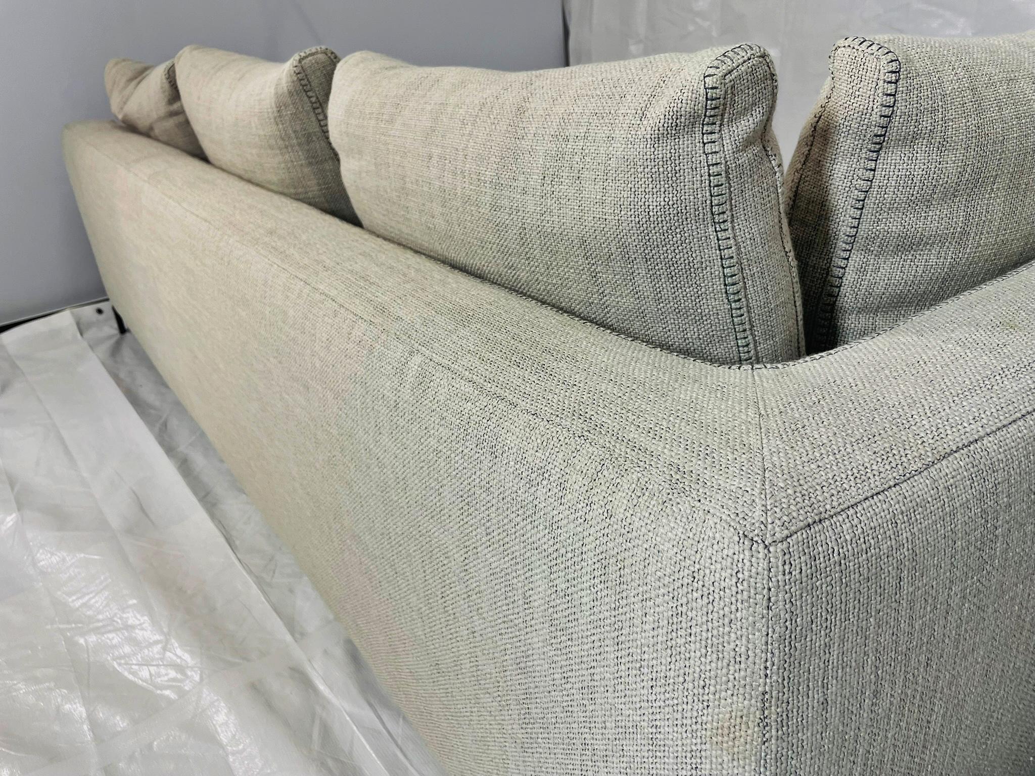 Canapé sectionnel en deux parties par Antonio Citterio pour B&B Italia, Italie moderne en vente 10