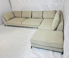 Two-Piece Sectional Sofa by Antonio Citterio for B&B Italia, Italy Modern