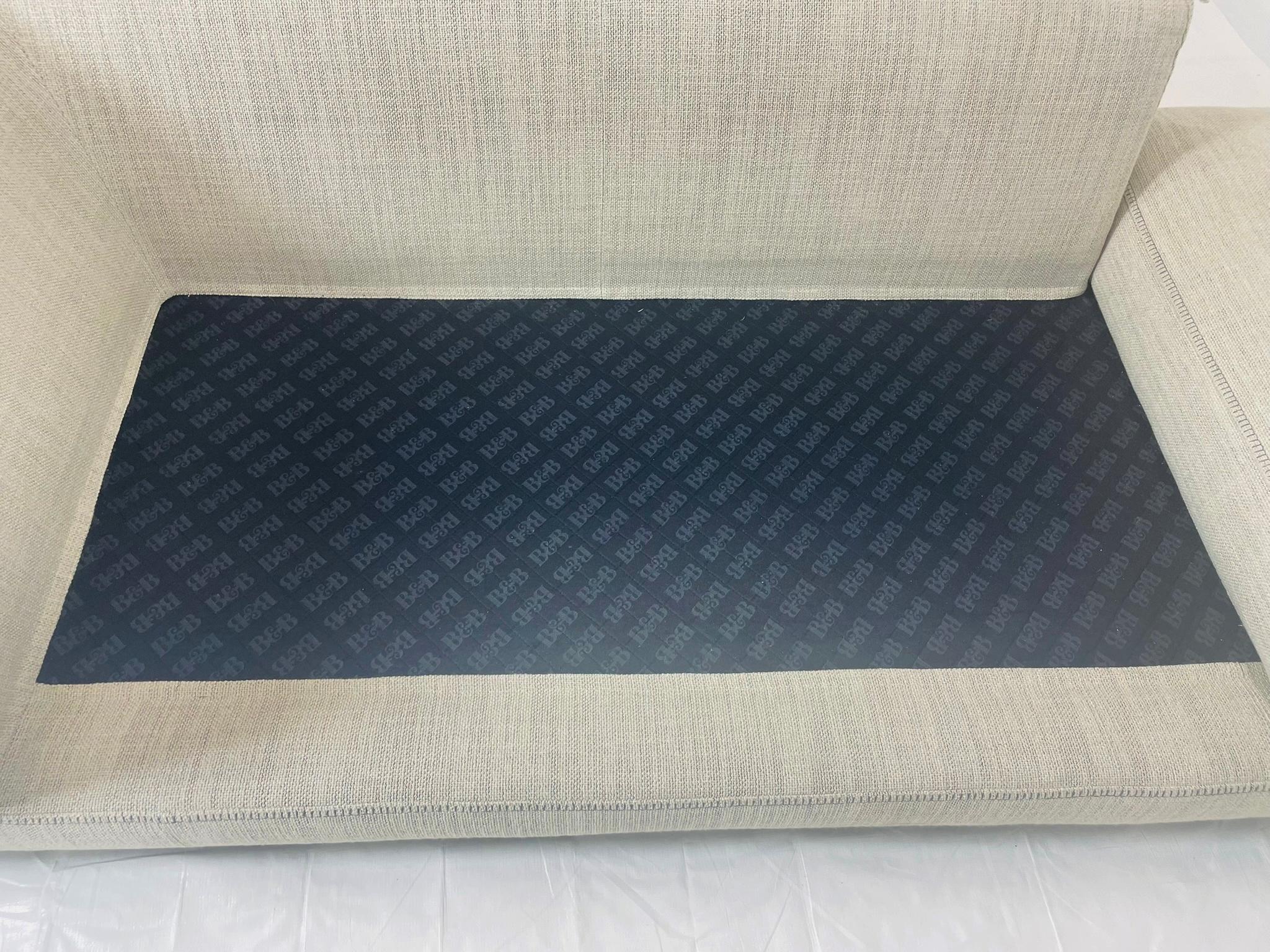 Canapé sectionnel en deux parties par Antonio Citterio pour B&B Italia, Italie moderne en vente 12