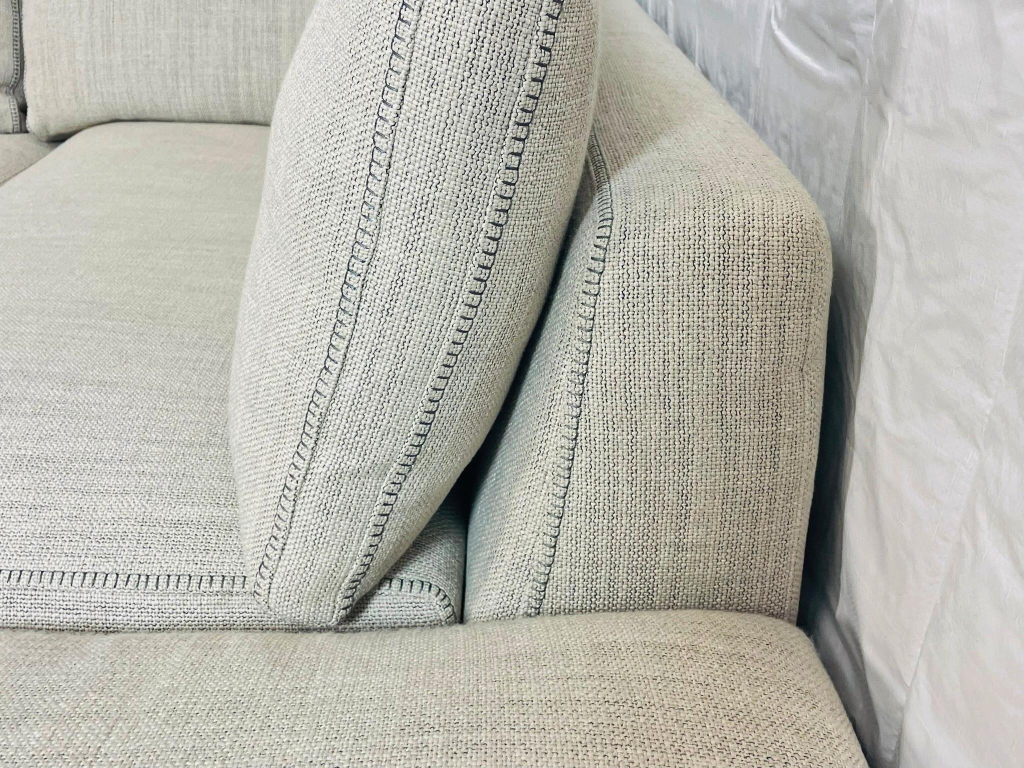 Canapé sectionnel en deux parties par Antonio Citterio pour B&B Italia, Italie moderne Bon état - En vente à Los Angeles, CA