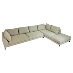 Sofá seccional de dos piezas de Antonio Citterio para B&B Italia, Italia Moderna