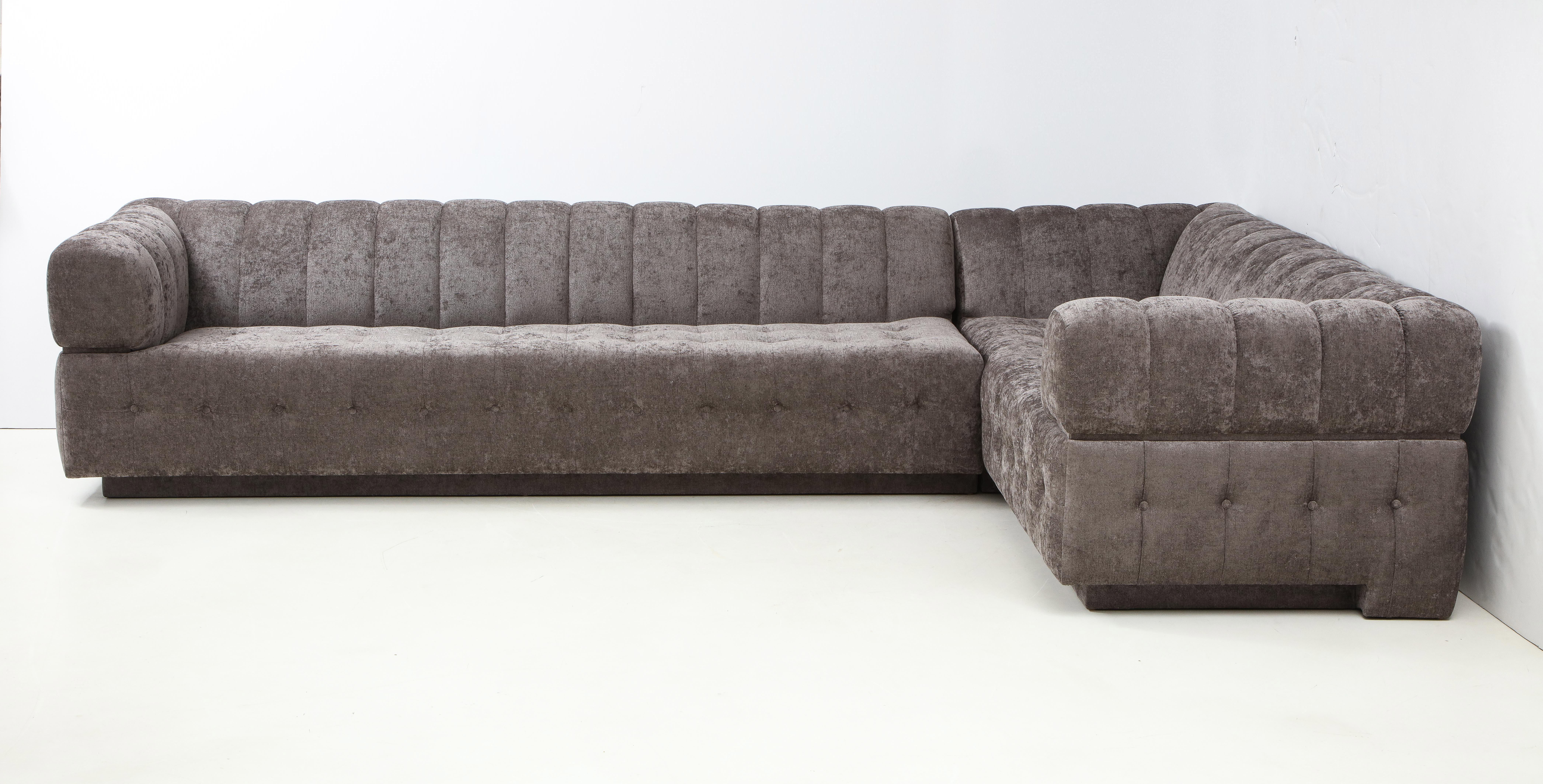 Modern Two-Piece Sectional Sofa by Steve Chase