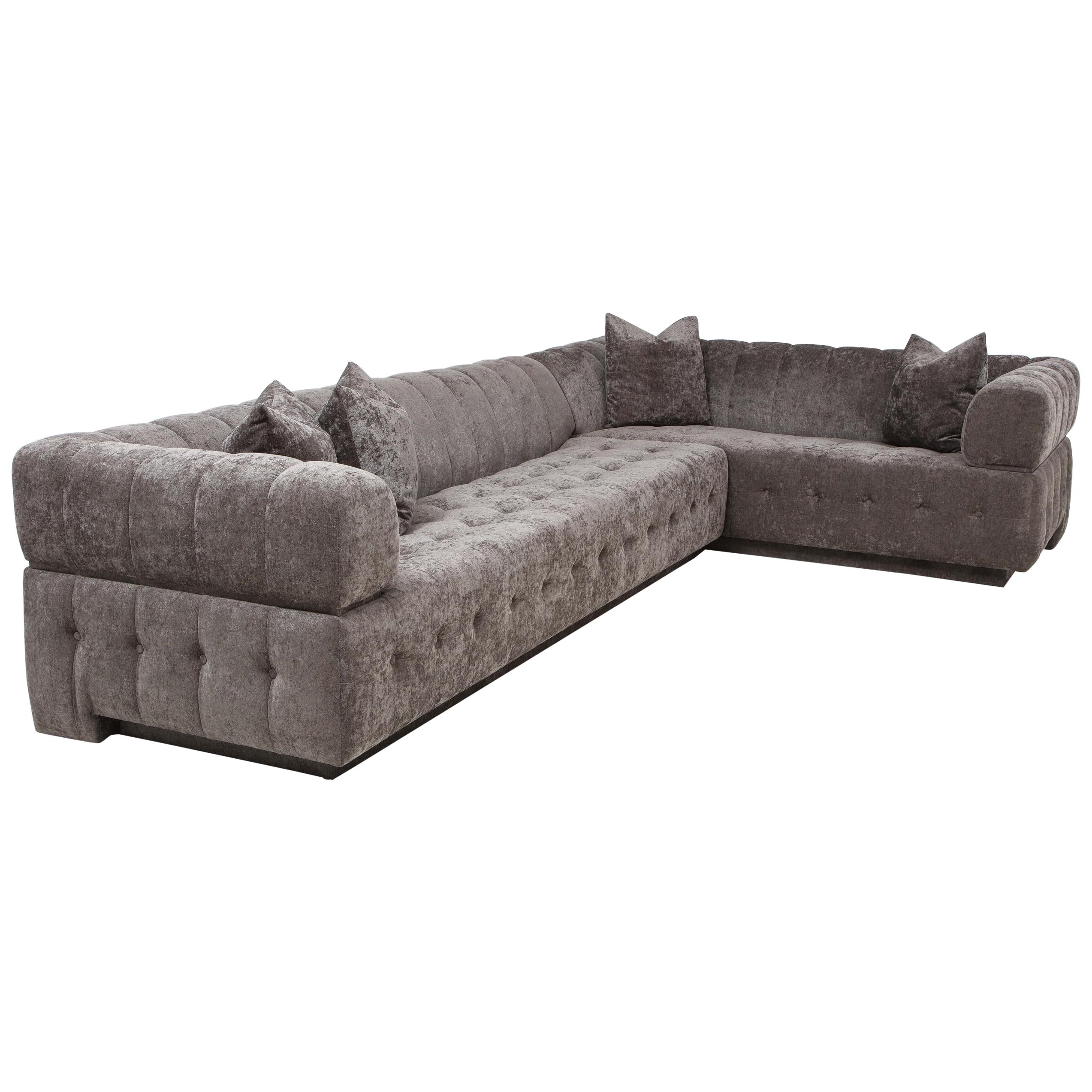 Two Piece Sectional Sofa Circa 1950s at 1stDibs