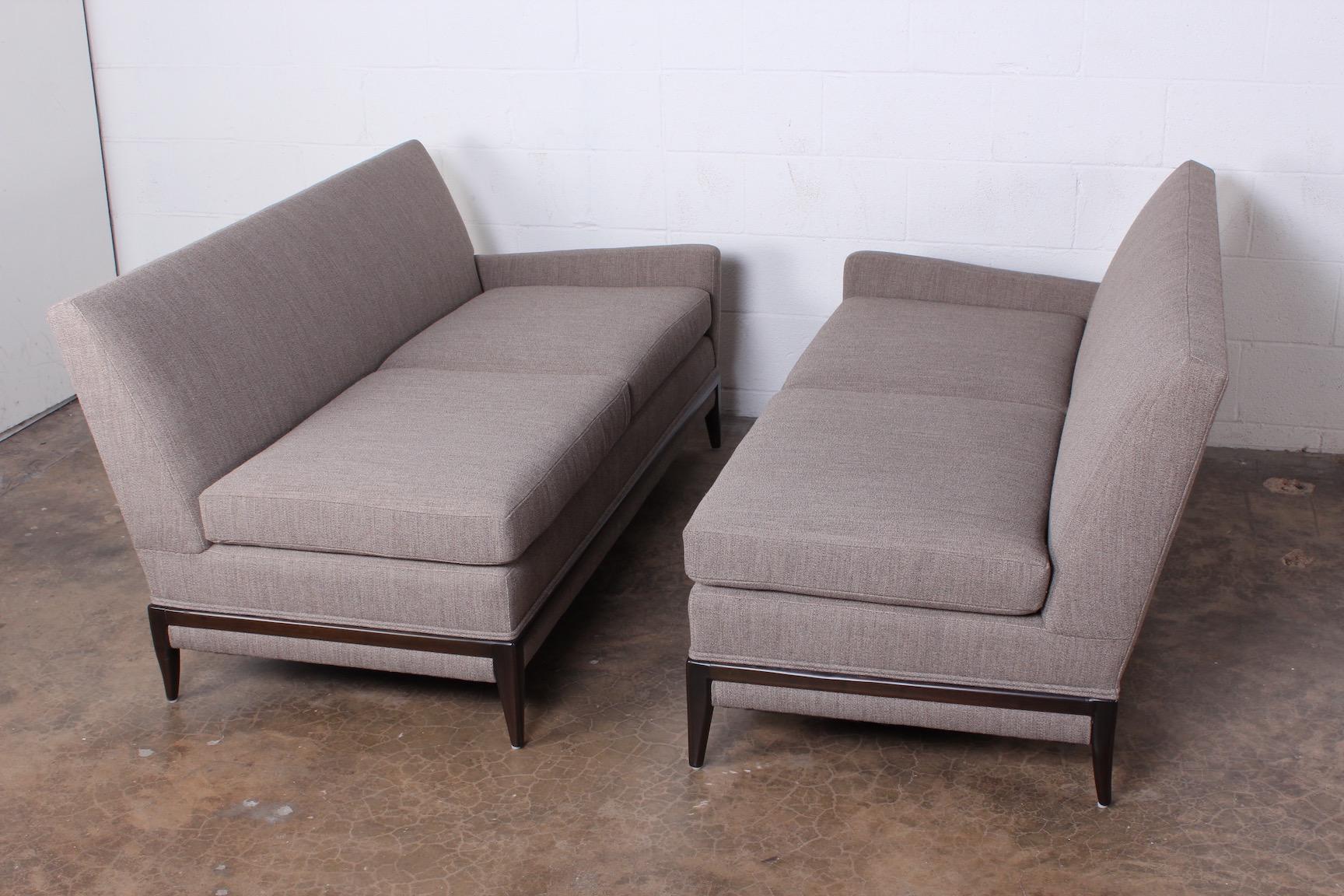 Two Piece Sofa by Tommi Parzinger 9