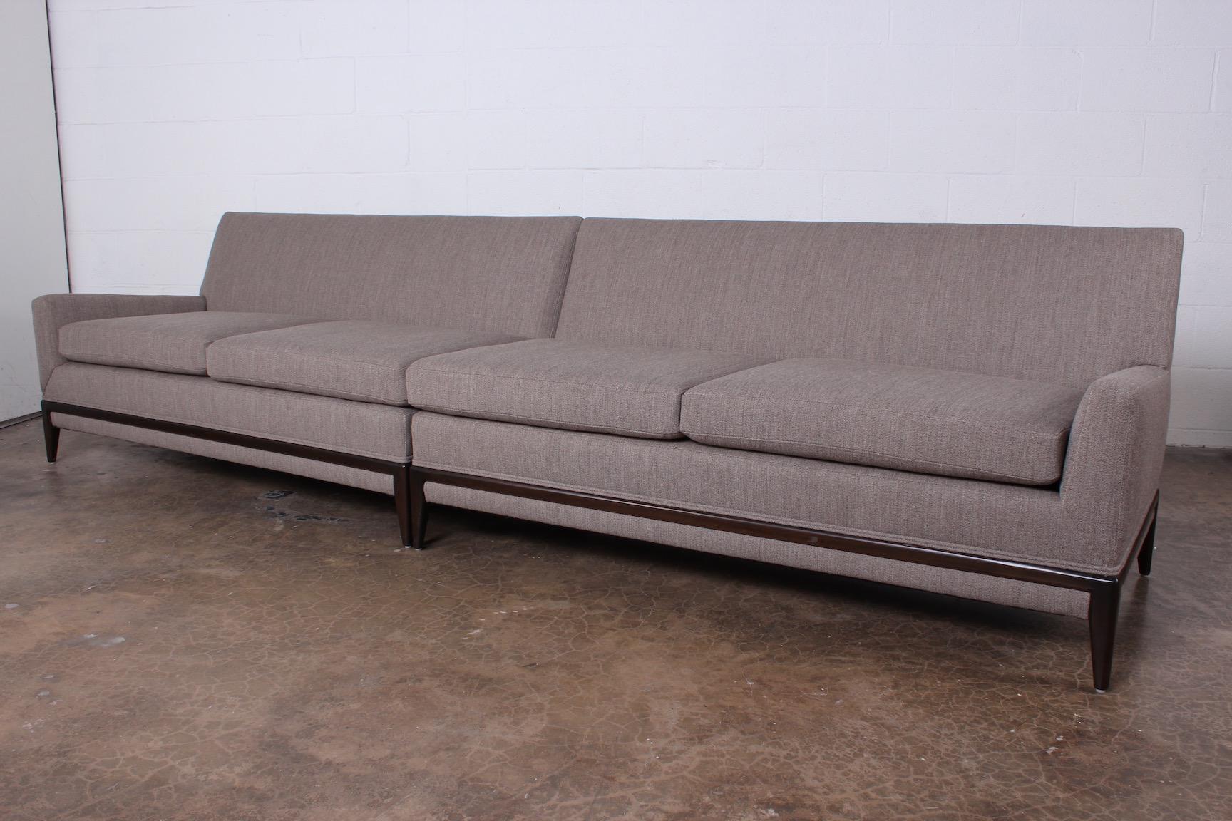 Two Piece Sofa by Tommi Parzinger 3