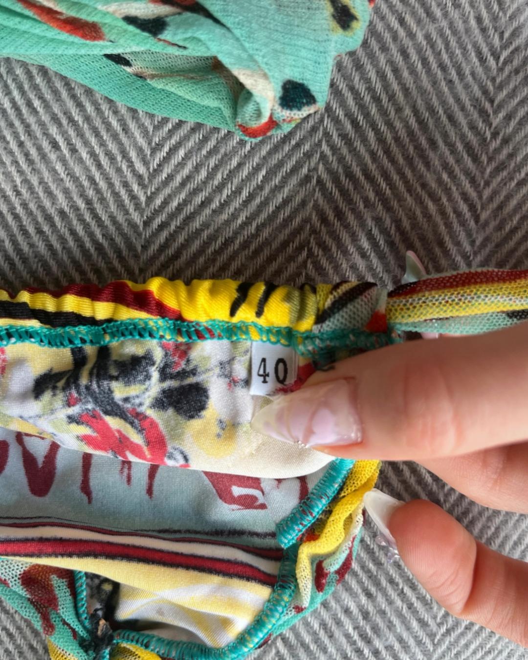 Maillot de bain deux pièces Bikini Jean Paul Gaultier Soleil en vente 6