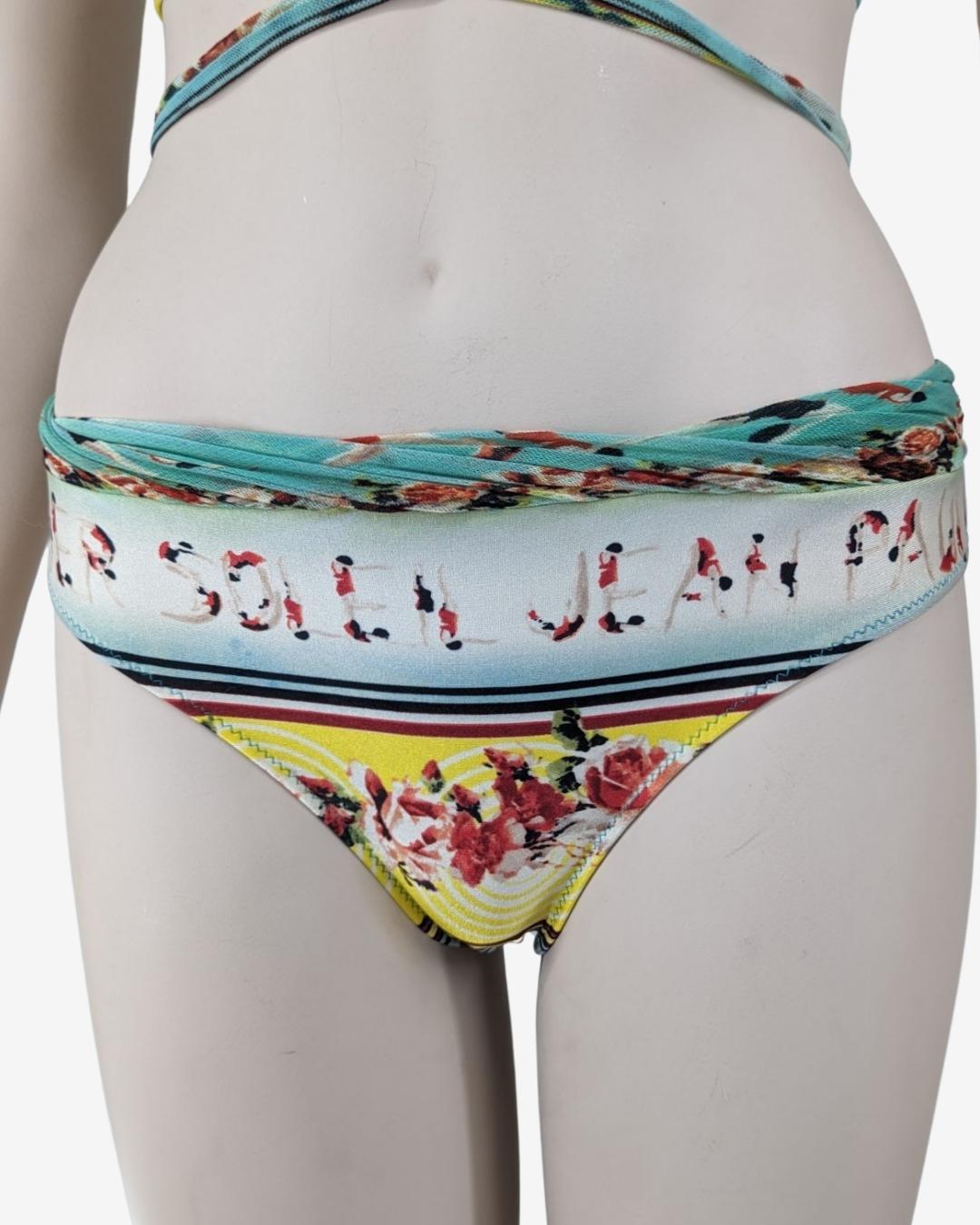 Two-piece swimsuit Bikini Jean Paul Gaultier Soleil For Sale 2