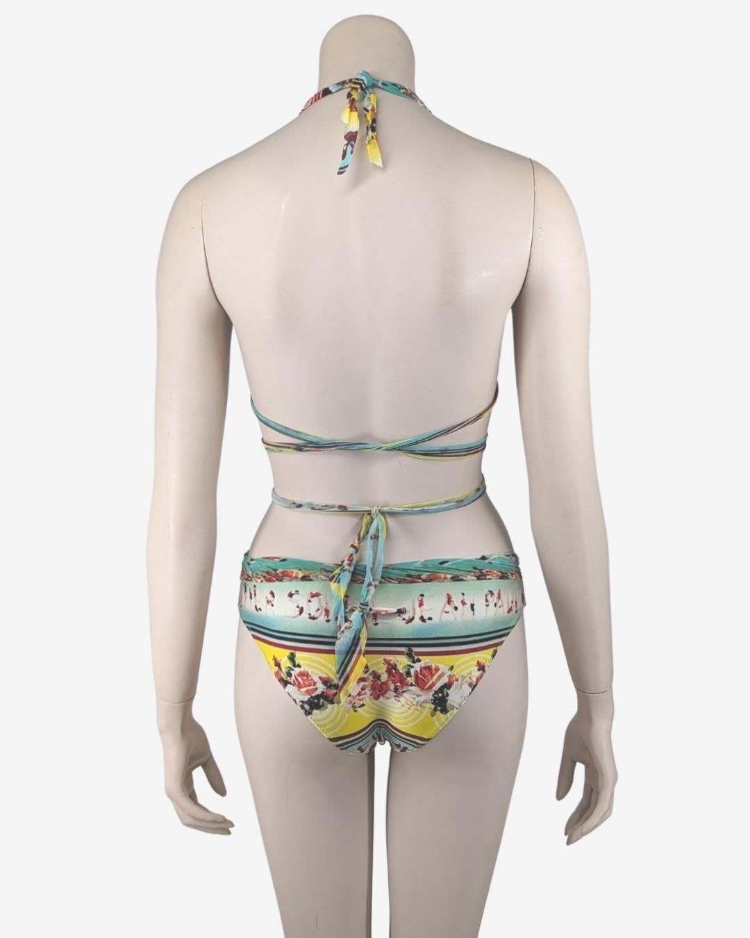 Maillot de bain deux pièces Bikini Jean Paul Gaultier Soleil en vente 3
