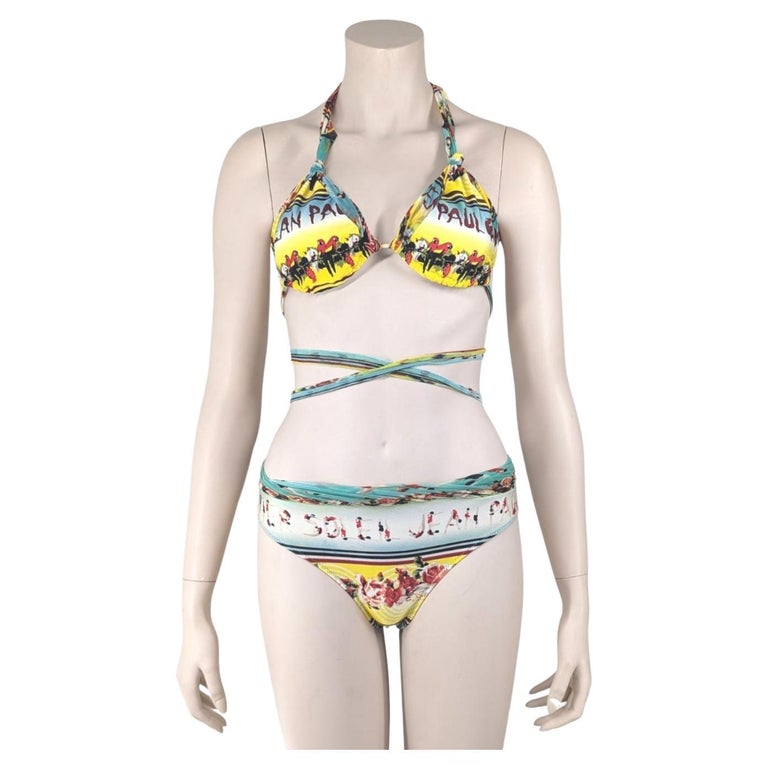 Costume da bagno a due pezzi Bikini Jean Paul Gaultier Jeans in