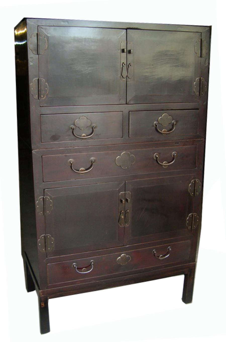 Chinese Export Two-Pieces Cabinet For Sale
