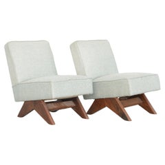 Two Pierre Jeanneret Sofa Chairs / Authentic Mid-Century Modern, Chandigarh