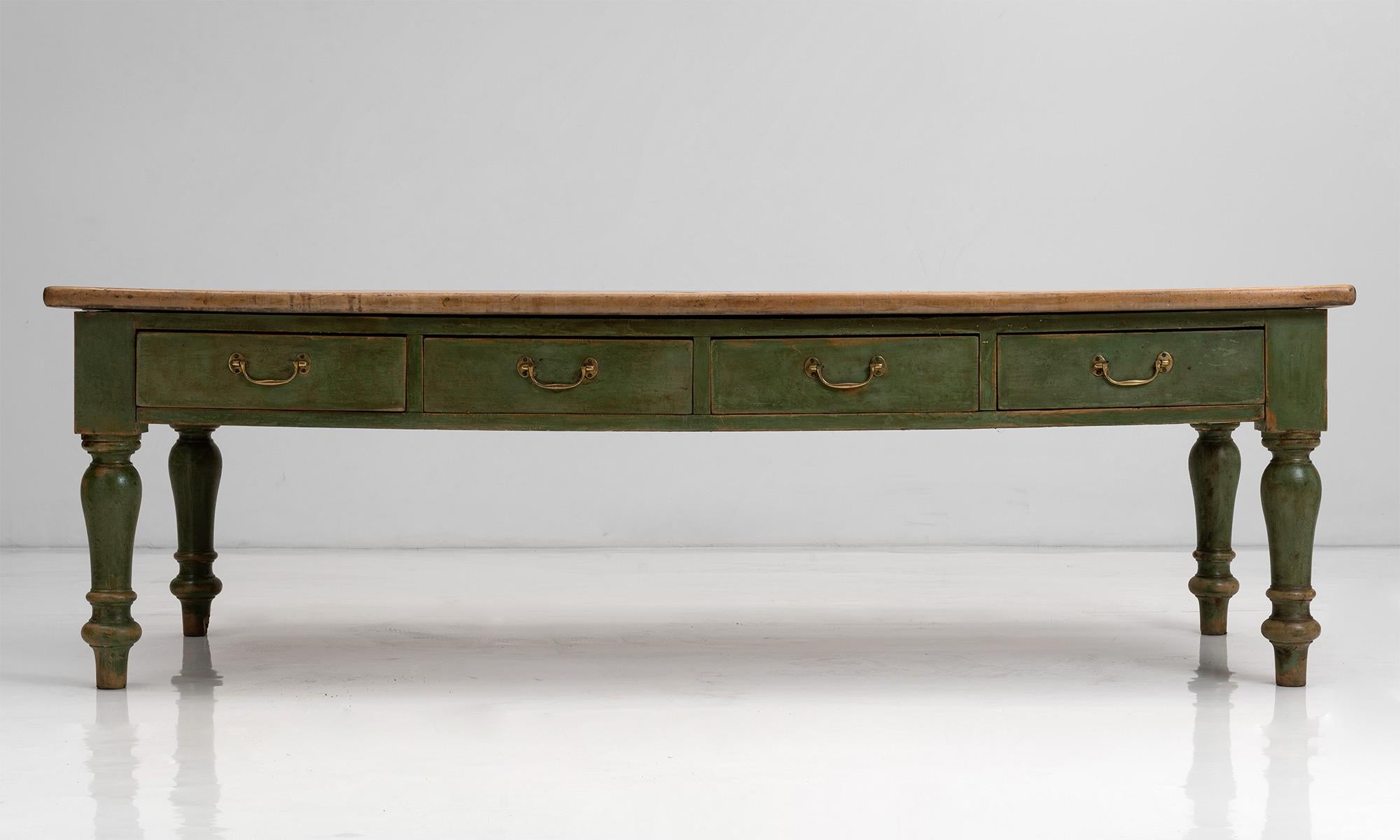 Two Plank Sycamore Table, England Circa 1830 2
