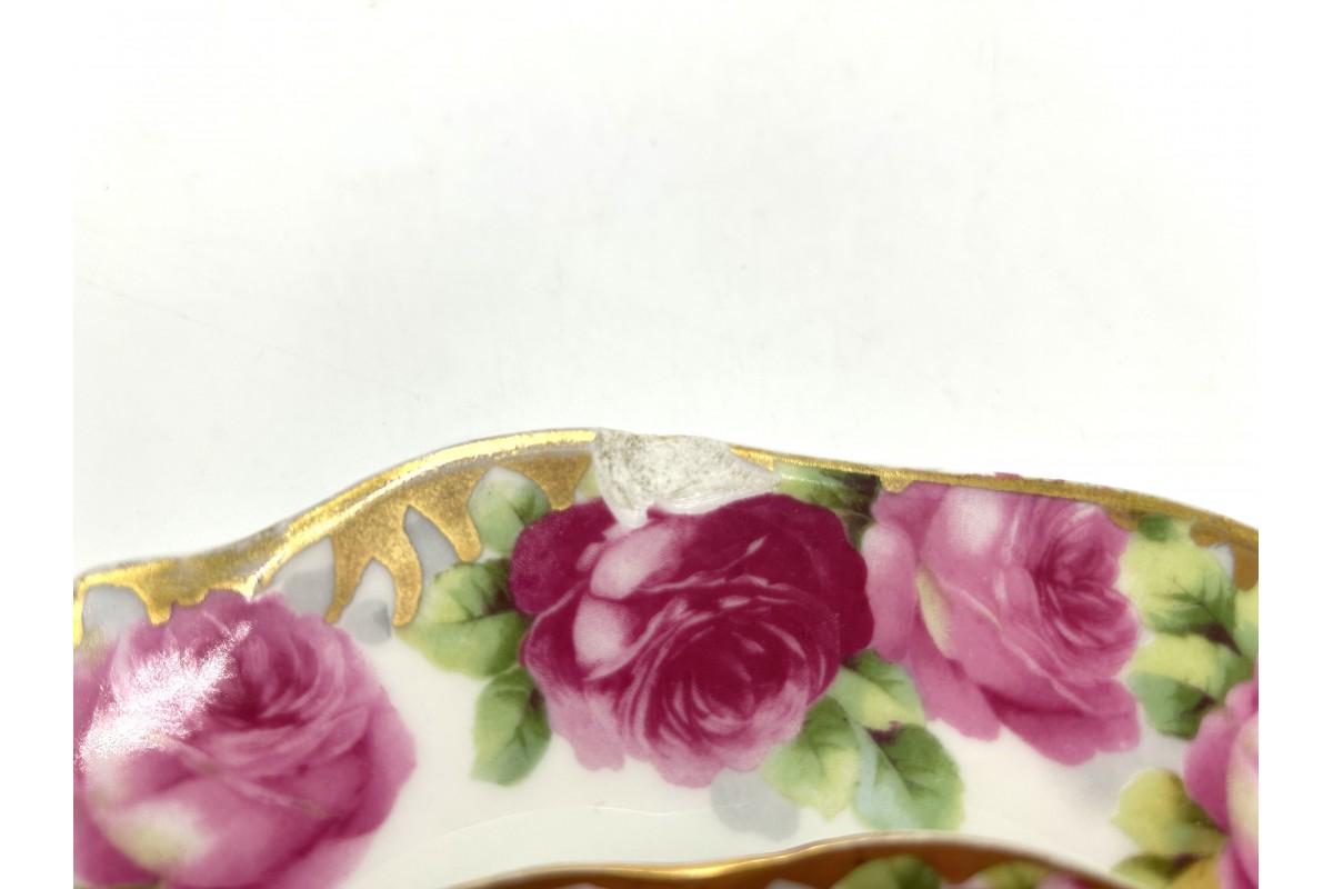Two plates - platters, Rosenthal Chrysantheme Cacilie, 1898-1904. For Sale 2