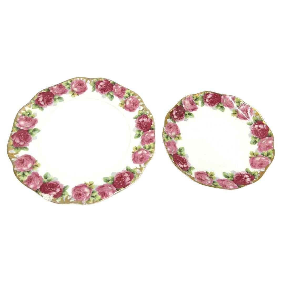 Two plates - platters, Rosenthal Chrysantheme Cacilie, 1898-1904. For Sale