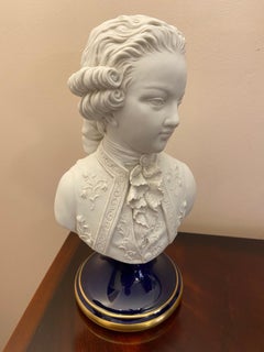Deux sujets en porcelaine, Italie, années 1980