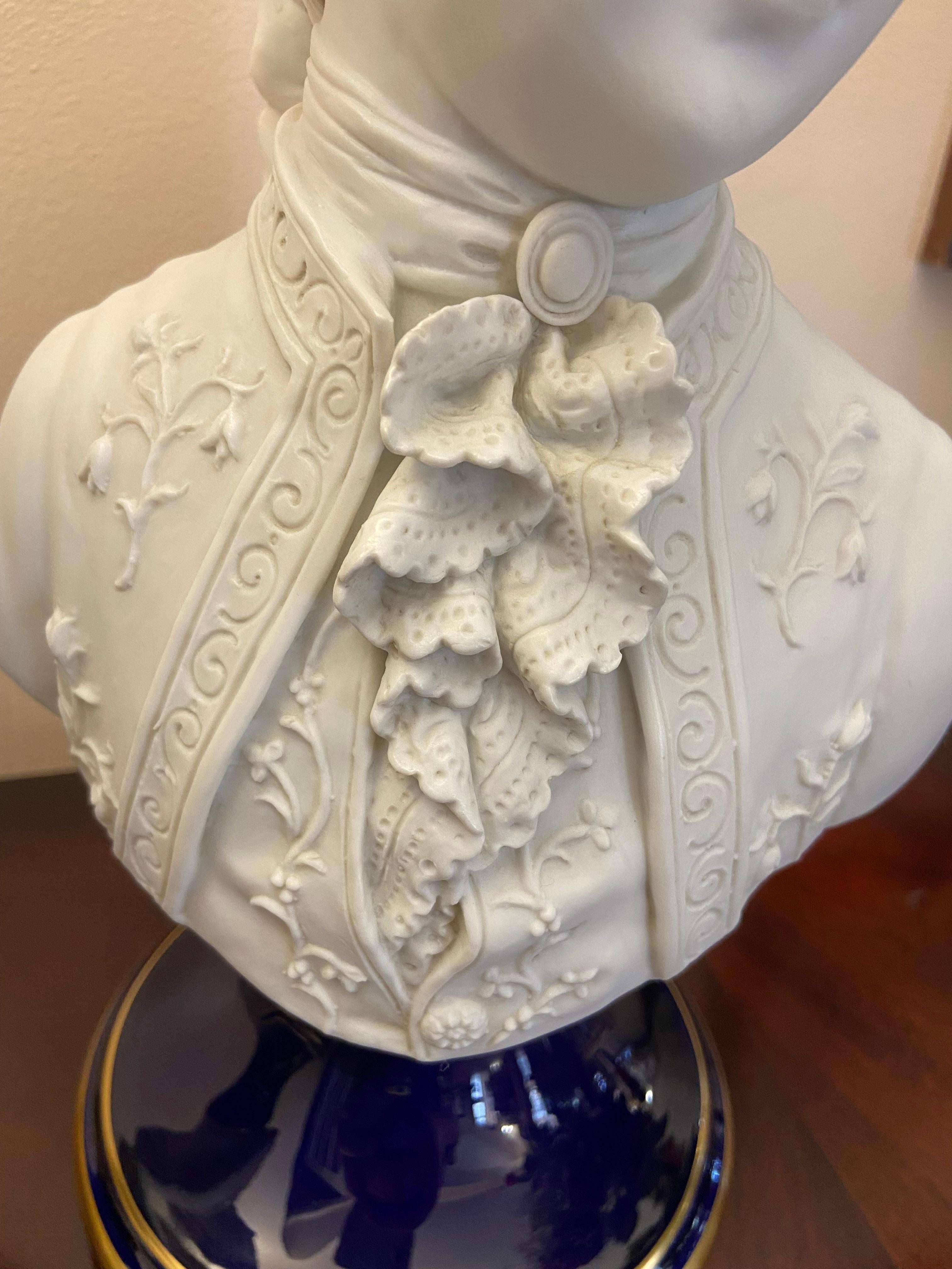 Due soggetti in porcellana, Italia, anni '80 In condizioni buone in vendita a Palermo, IT