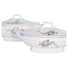 Vintage Two Porcelain Tureens from Vista Alegre, Portugal