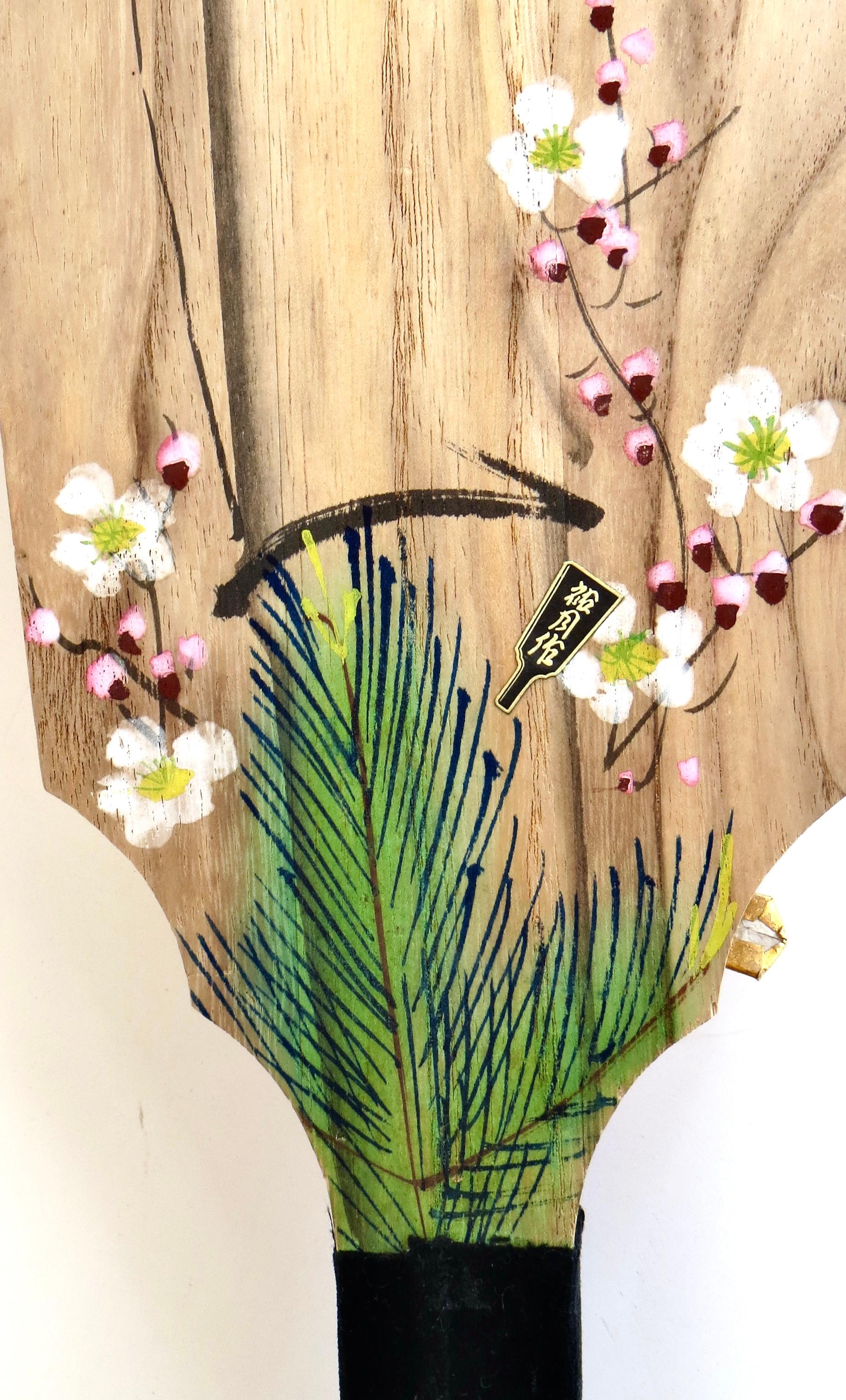 Two Post War Kabuki Paddles (Hagoita), Japan, Circa 1960 For Sale 6
