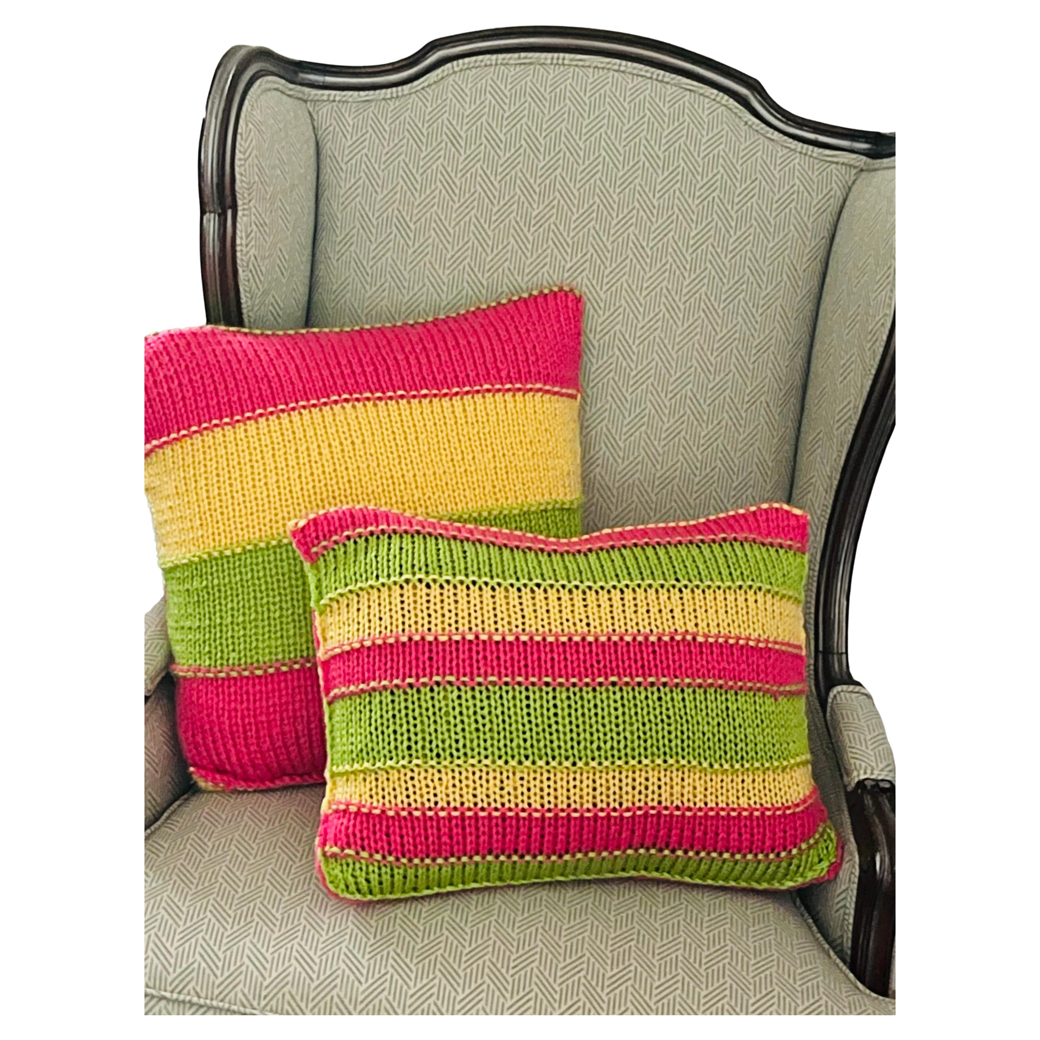 Two Printemps Handmade Pillows Feather Down