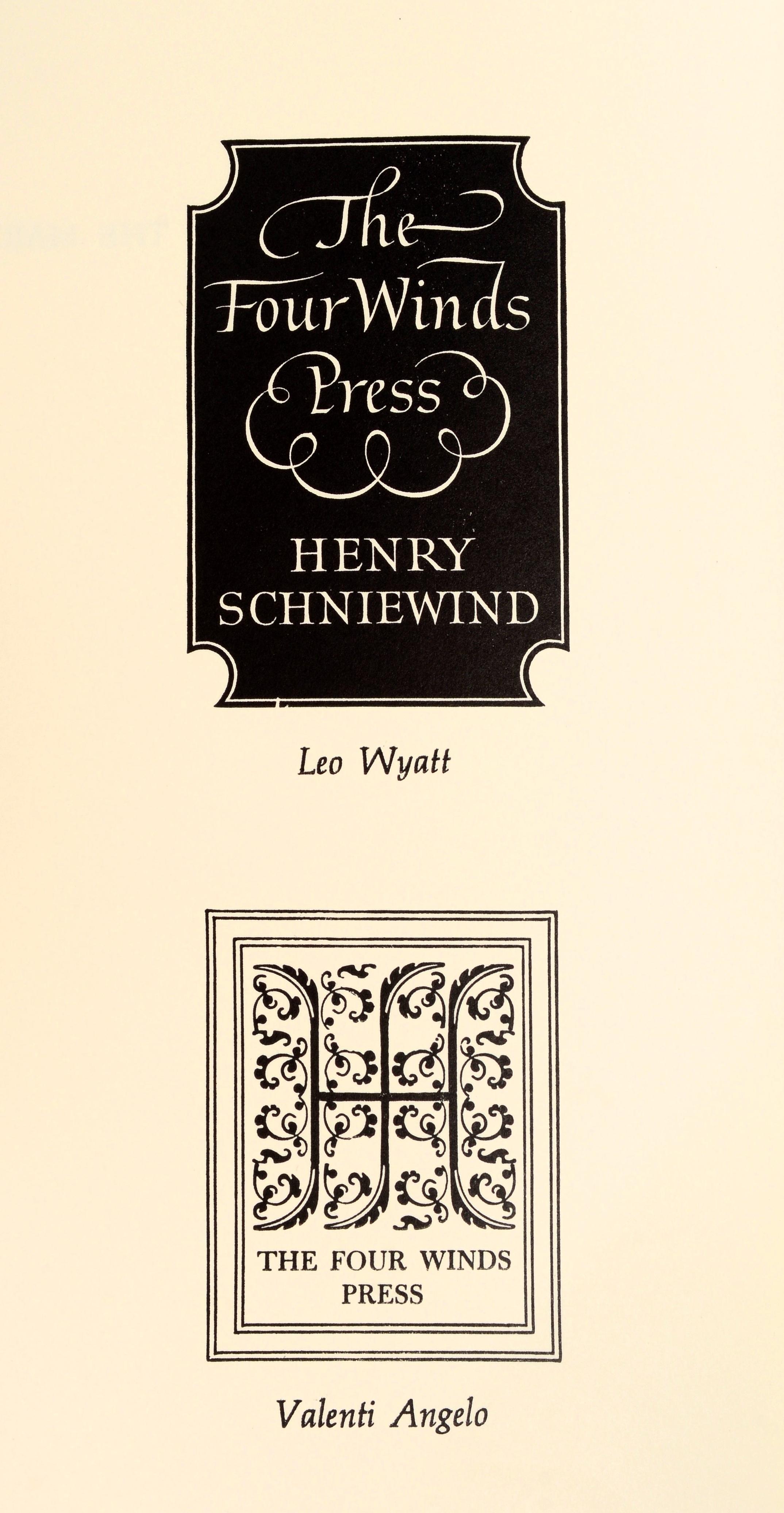 Two Private Presses The Four Wind Press and the Stone House Press on Long Island by Joan Digby, Limited 1st Ed 1/200. Published by The Four Winds Press, New York, 1988. The story of two small publishing houses. 
NPT Books a division of N.P. Trent