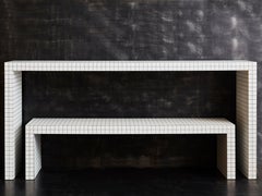 Two Quaderna Consoles by Superstudio