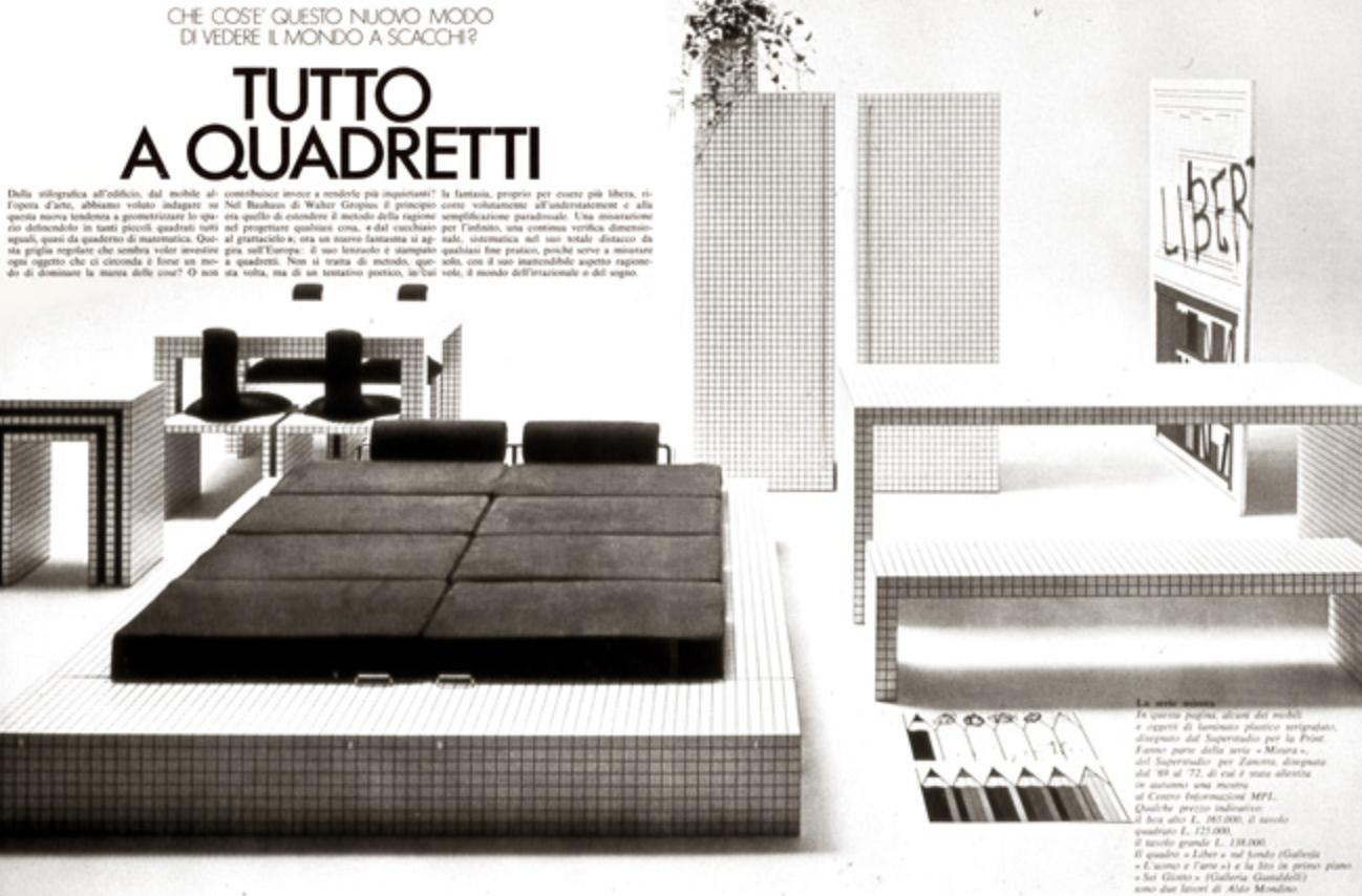 Two Quaderna Consoles by Superstudio 2