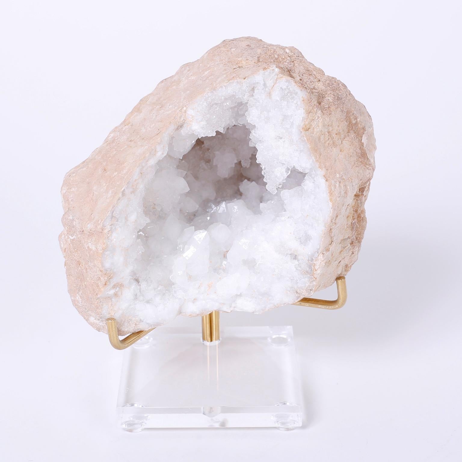 Two Quartz Geode Specimens, Priced Individually In Excellent Condition In Palm Beach, FL