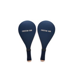 Two racquets and beach ball Dior Bois Toile de Jouy Marine