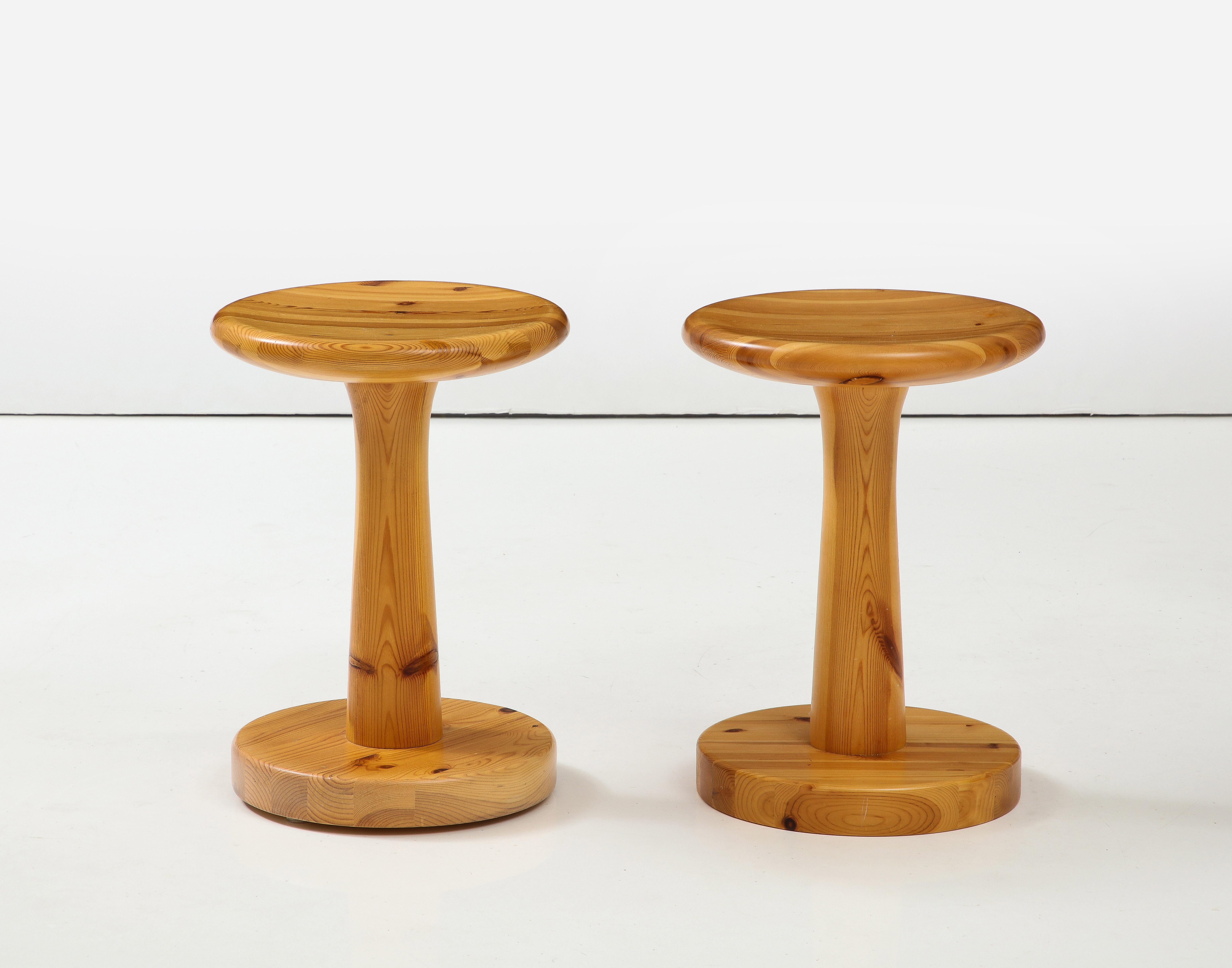 one leg wooden stool