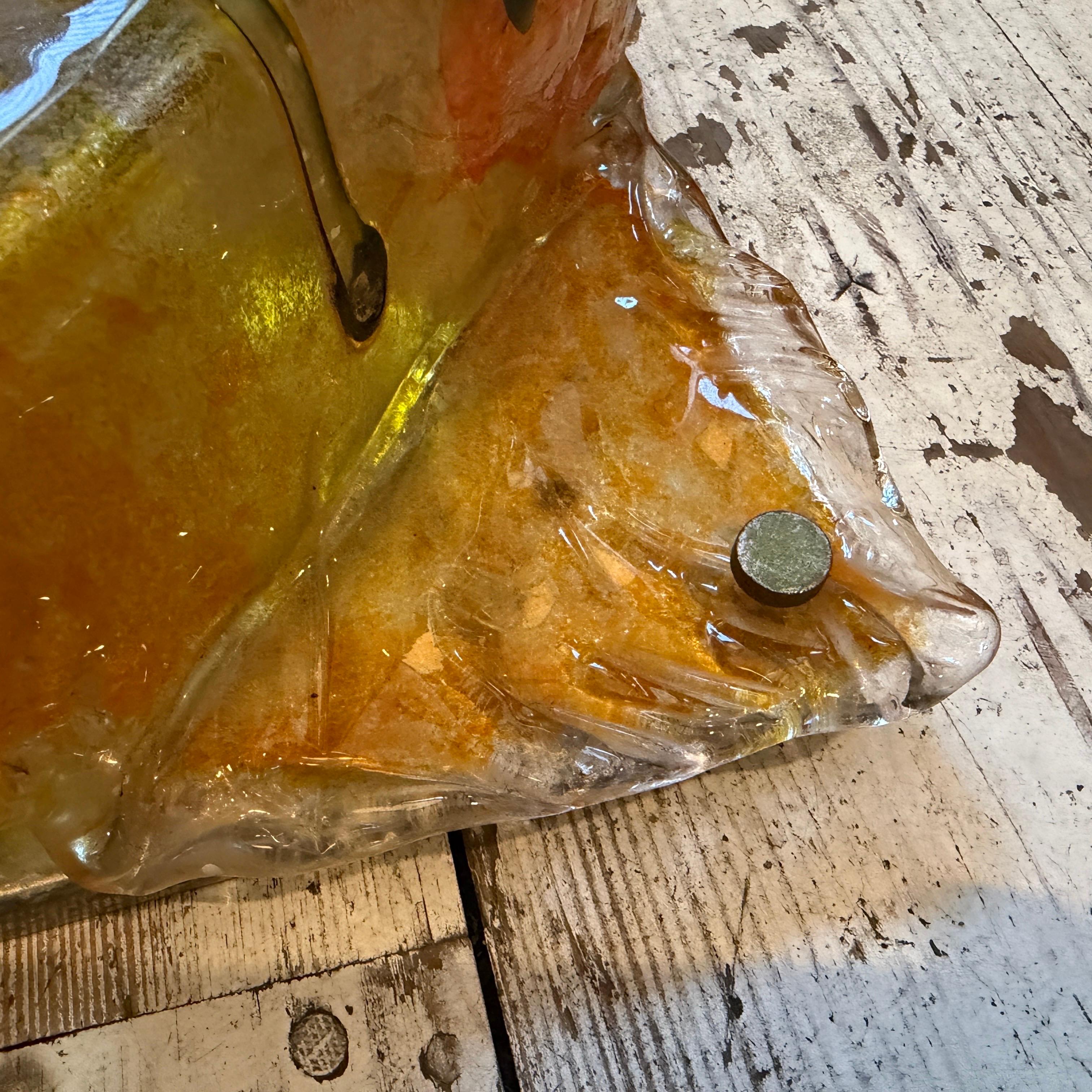 Two Rare 1970s Mazzega Space Age Square Murano Glass Wall or Ceiling Lights en vente 2