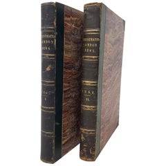 Two Rare Bound Volumes of the Illustrated London News 1861 and 1867