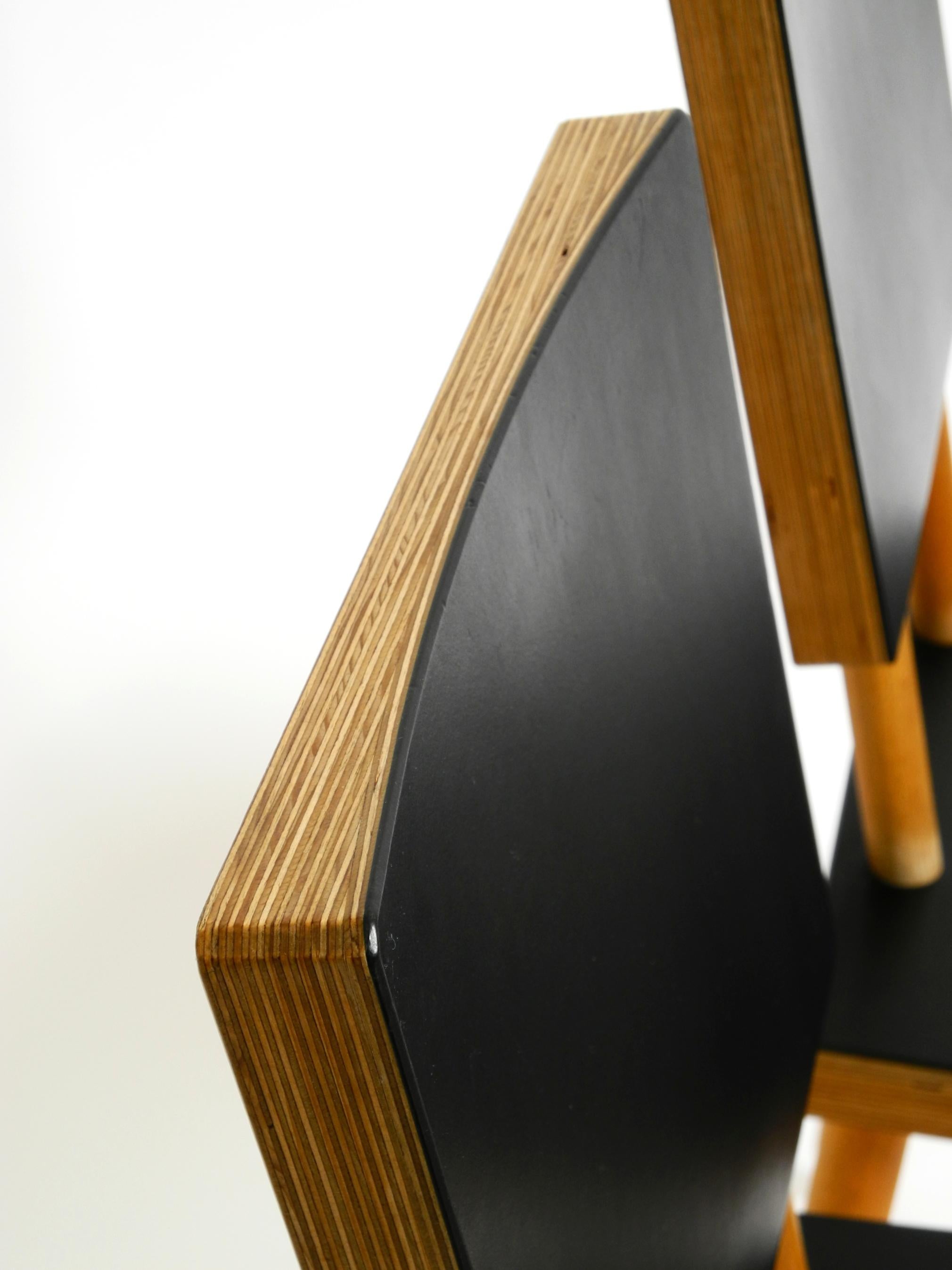 Deux rares chaises démontables en contreplaqué d'Axel Kufus model Stöcke pour Atoll en vente 8