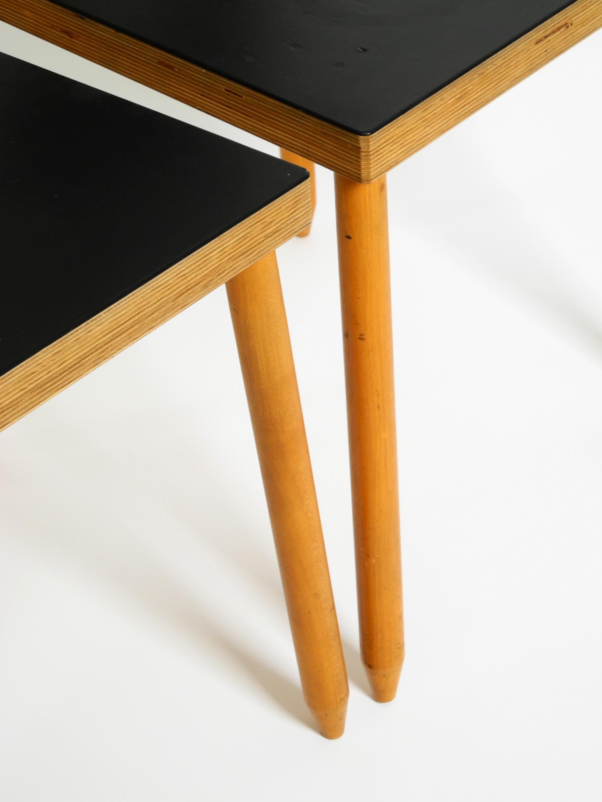 Deux rares chaises démontables en contreplaqué d'Axel Kufus model Stöcke pour Atoll en vente 9