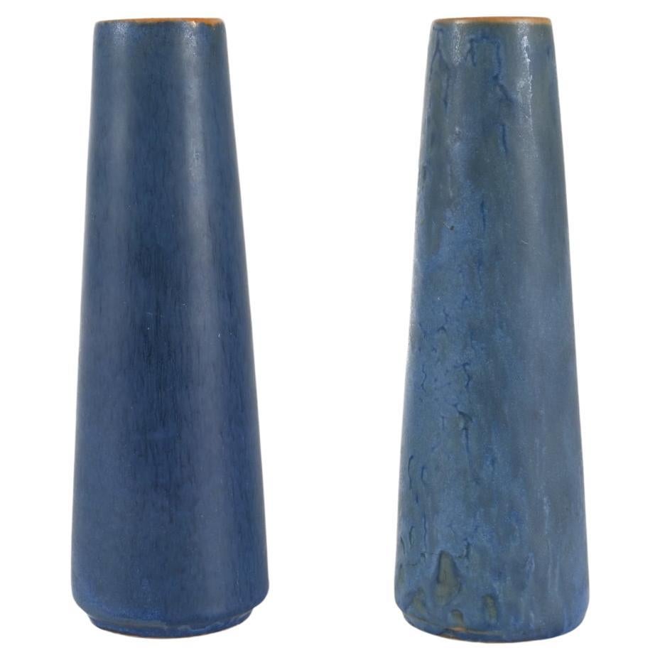 Due rari vasi in ceramica da studio danese di Ejvind Nielsen (1916-1988)