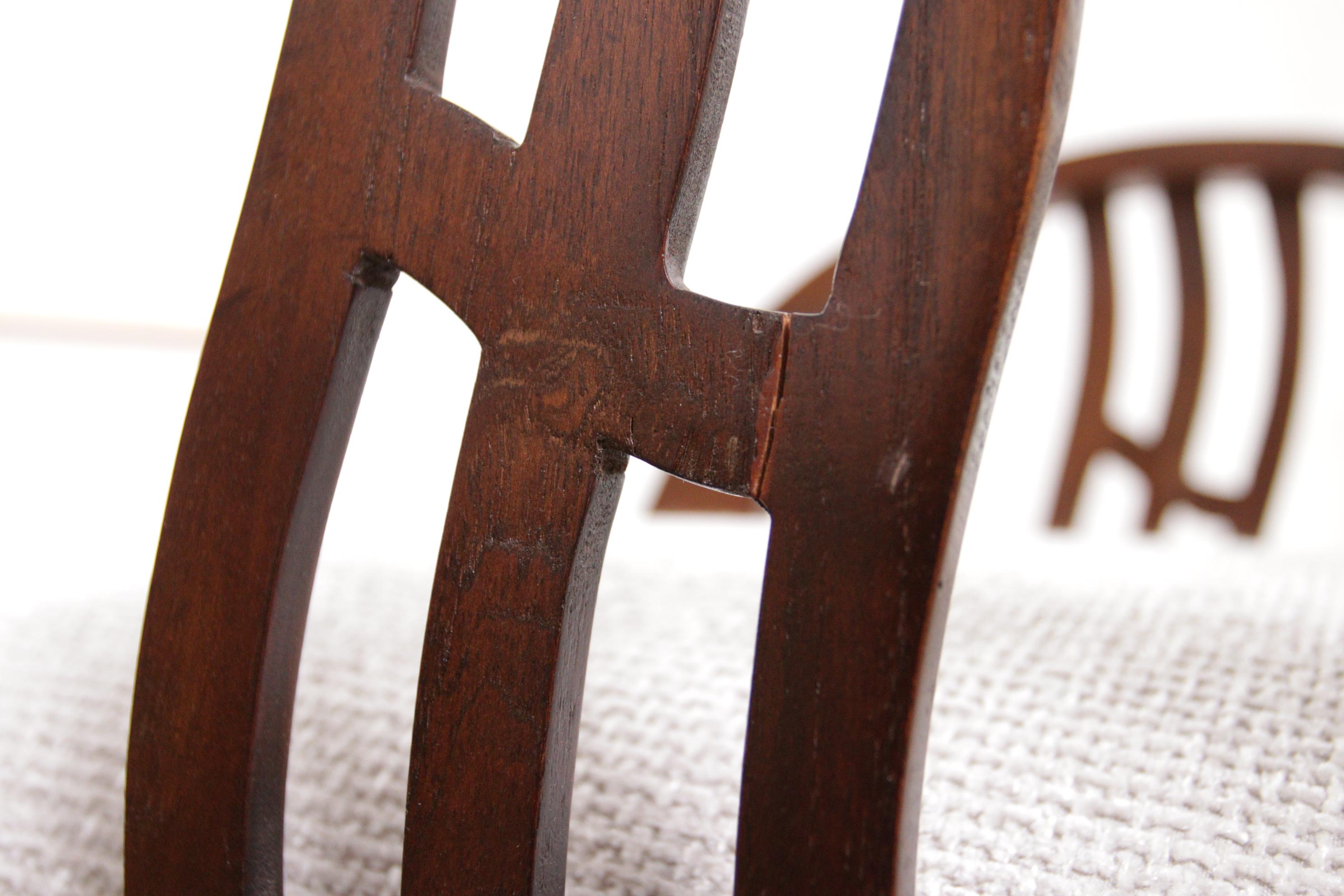 Deux rares et élégants fauteuils en bois Art Déco français vintage des années 1930 en vente 8