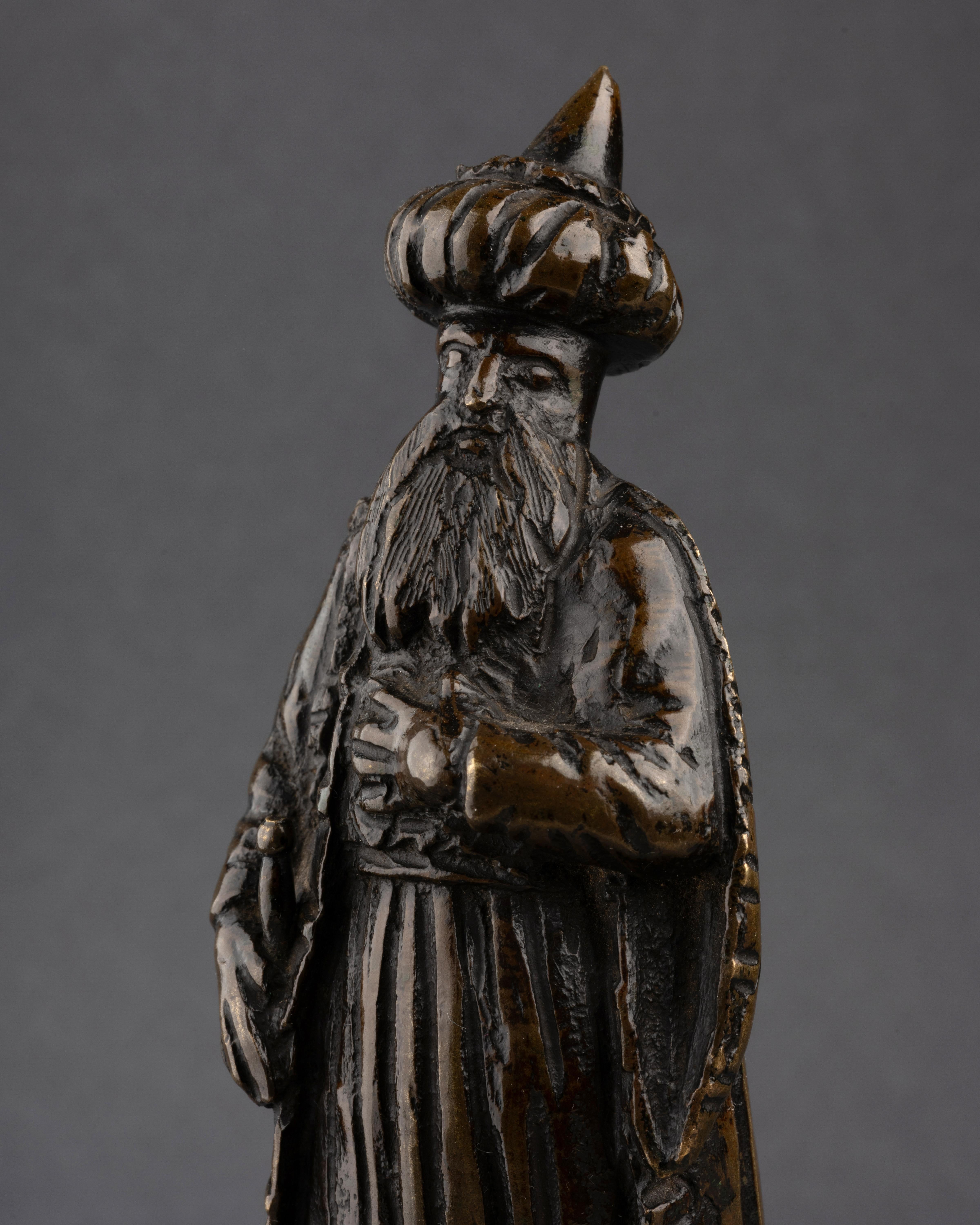 Zwei seltene Figuren in türkischer Kleidung – Venedig, frühes 17. Jahrhundert (Italienisch) im Angebot