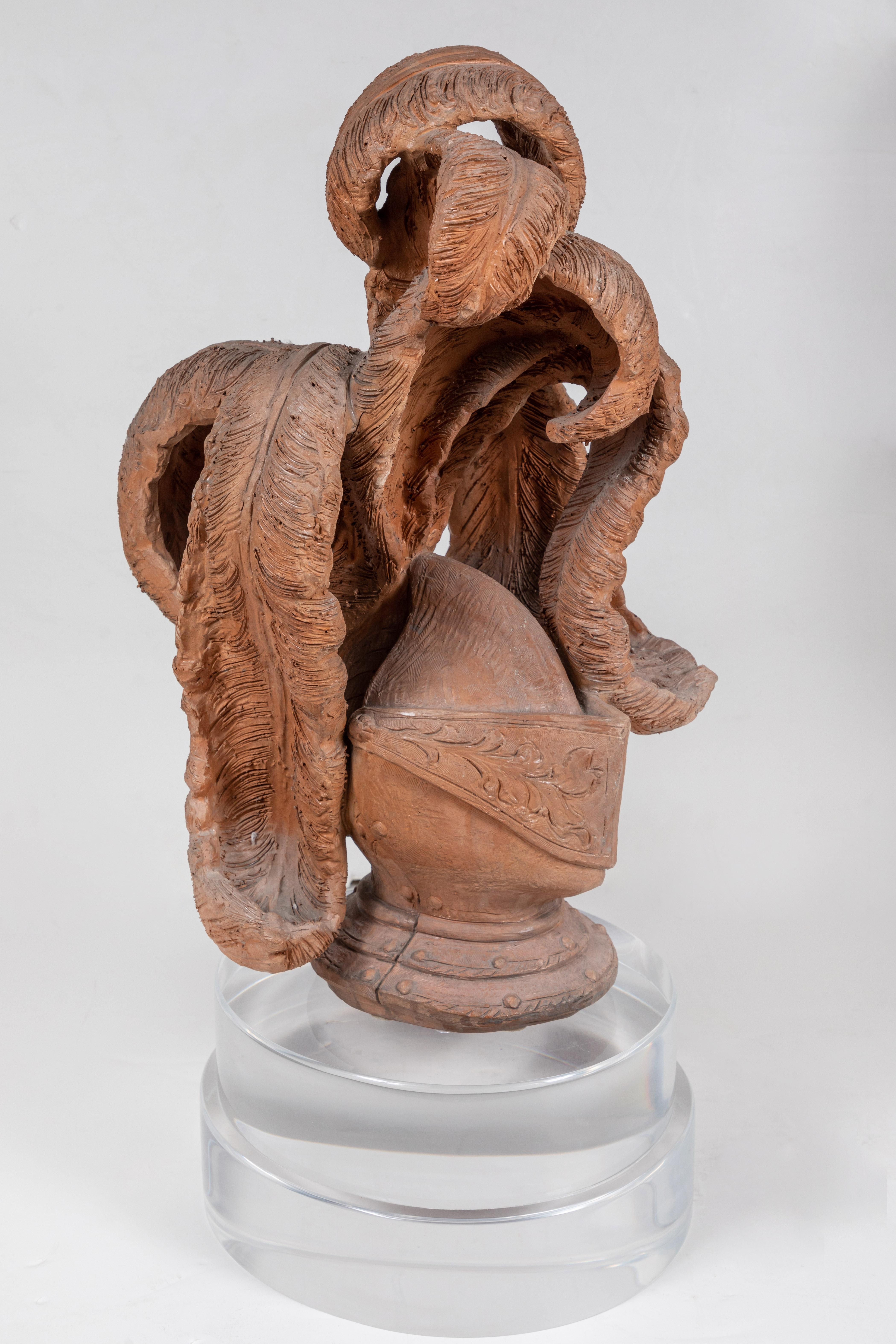 Two Rare Italian, Terracotta Sculptures im Angebot 1