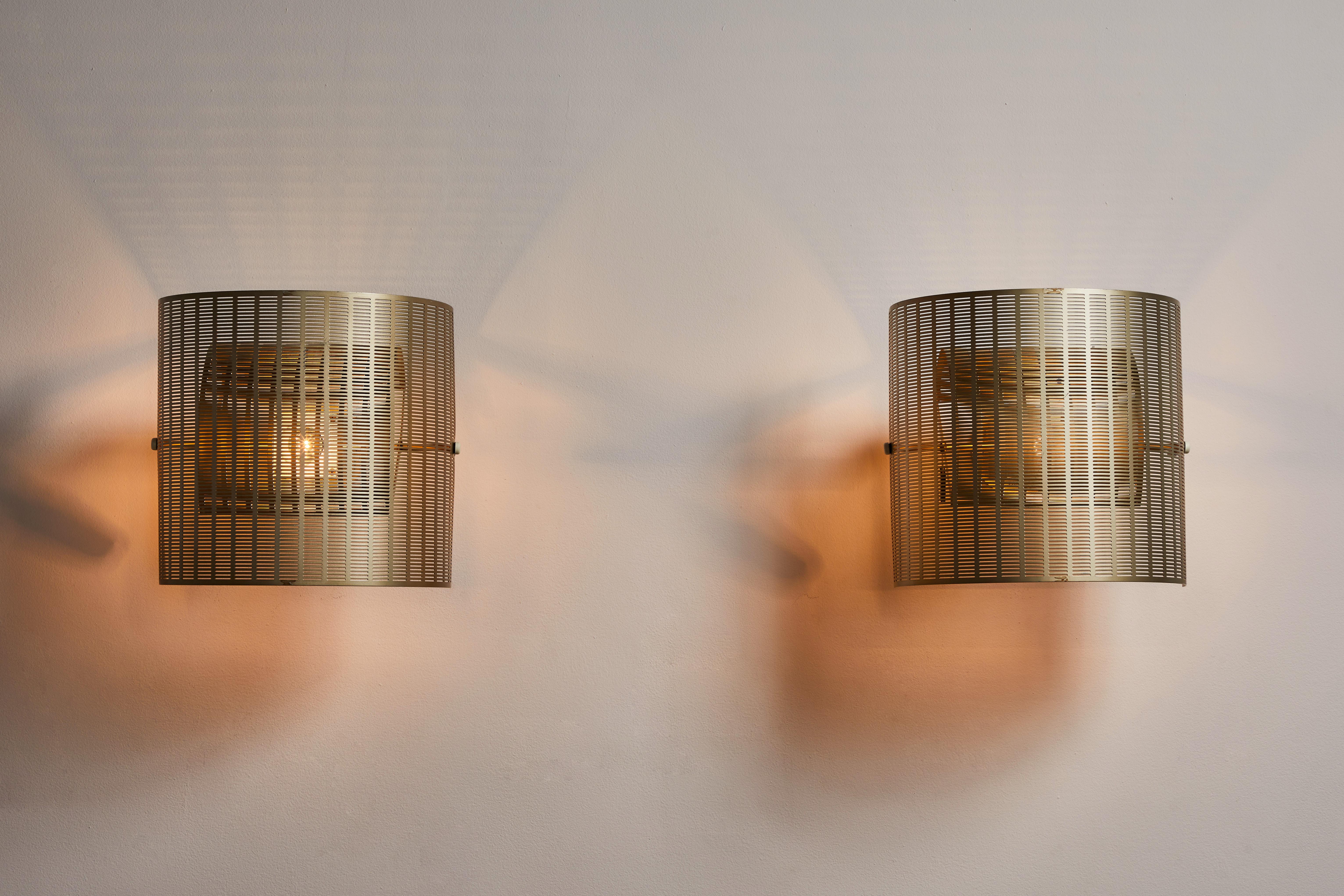 Italian Two Rare Shogun Sconces by Mario Botta