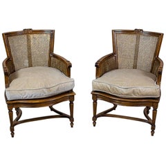 Antique Two Rattan Armchairs from the Turn of the 19th and 20th Centuries