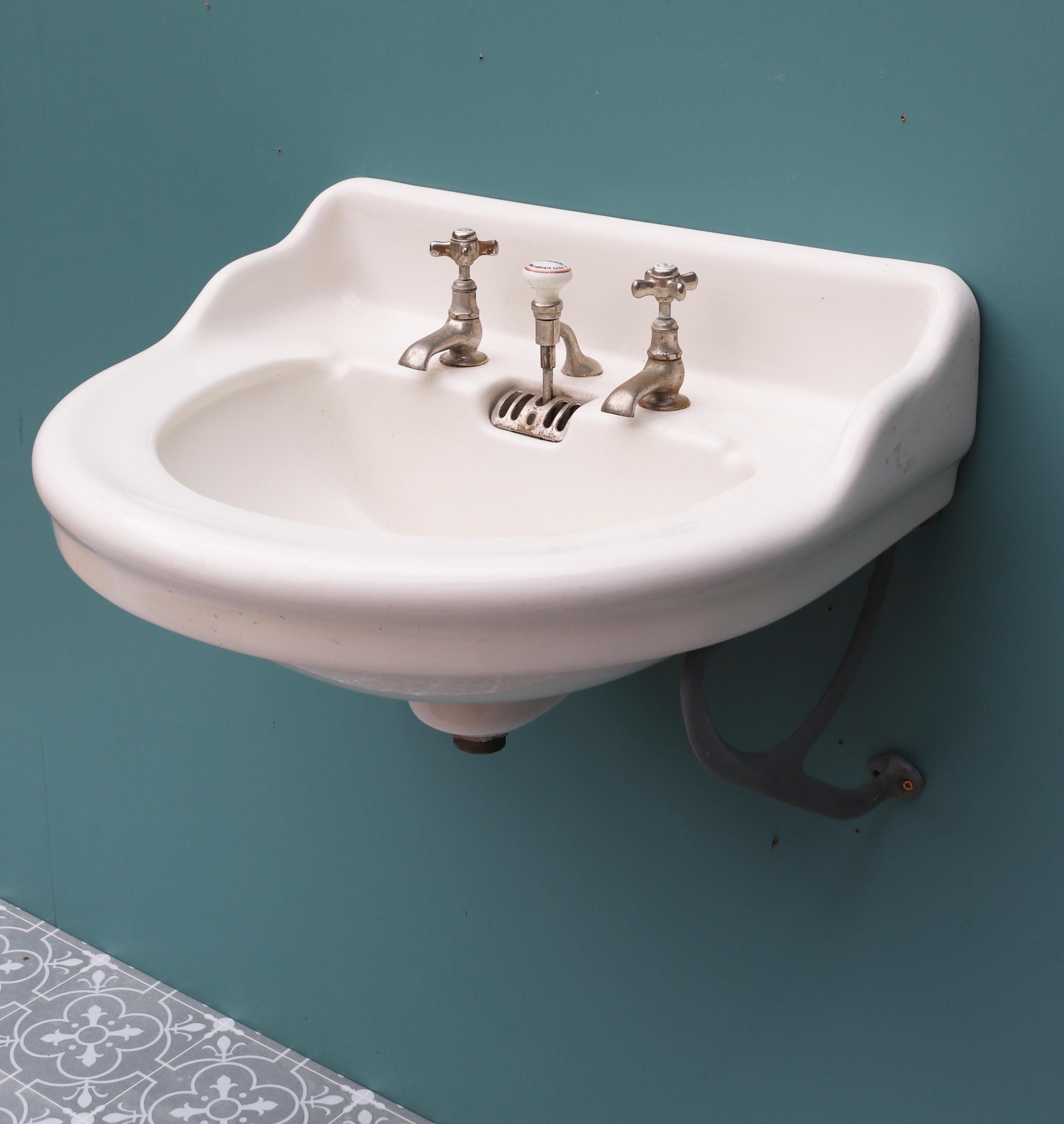 French Two Reclaimed Jacob Delafon Sinks or Wash Basins