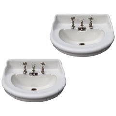 Vintage Two Reclaimed Jacob Delafon Sinks or Wash Basins