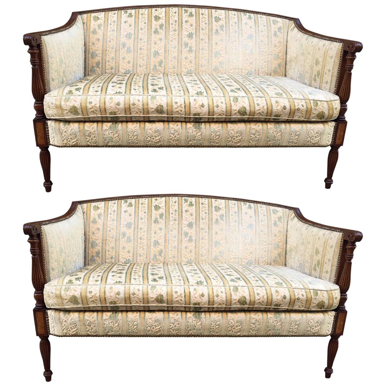 Two Regency Style Sofas