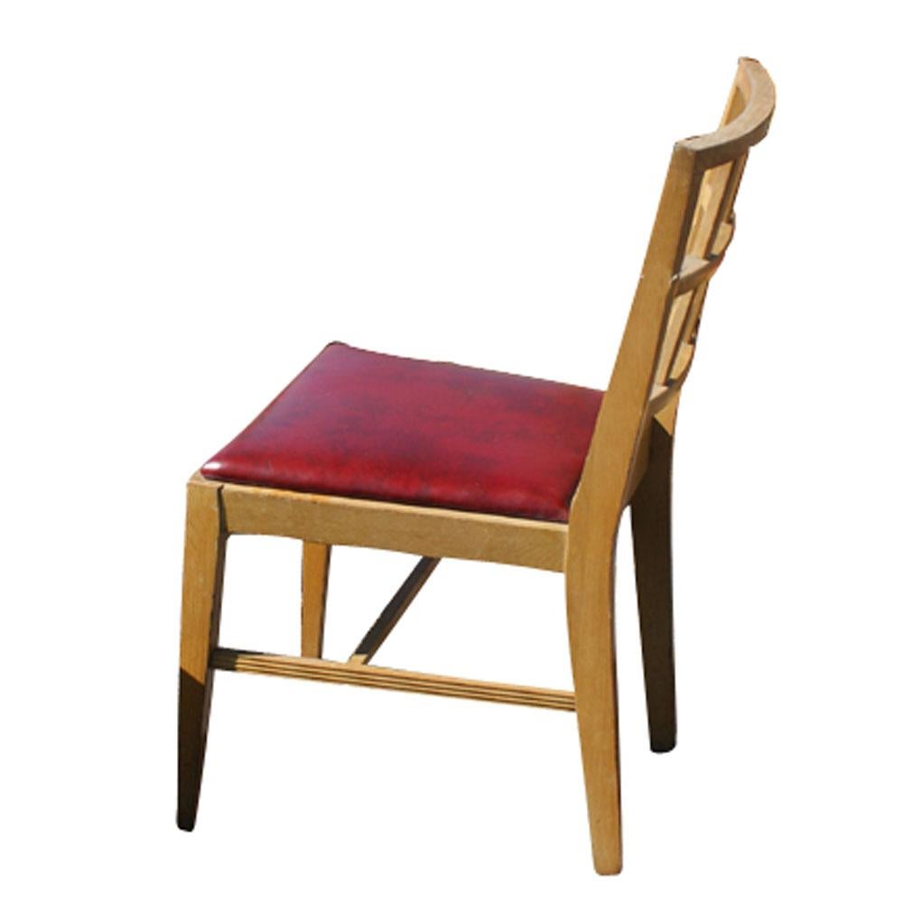 Mahogany Two Robsjohn Gibbings For Widdicomb Dining Chairs For Sale