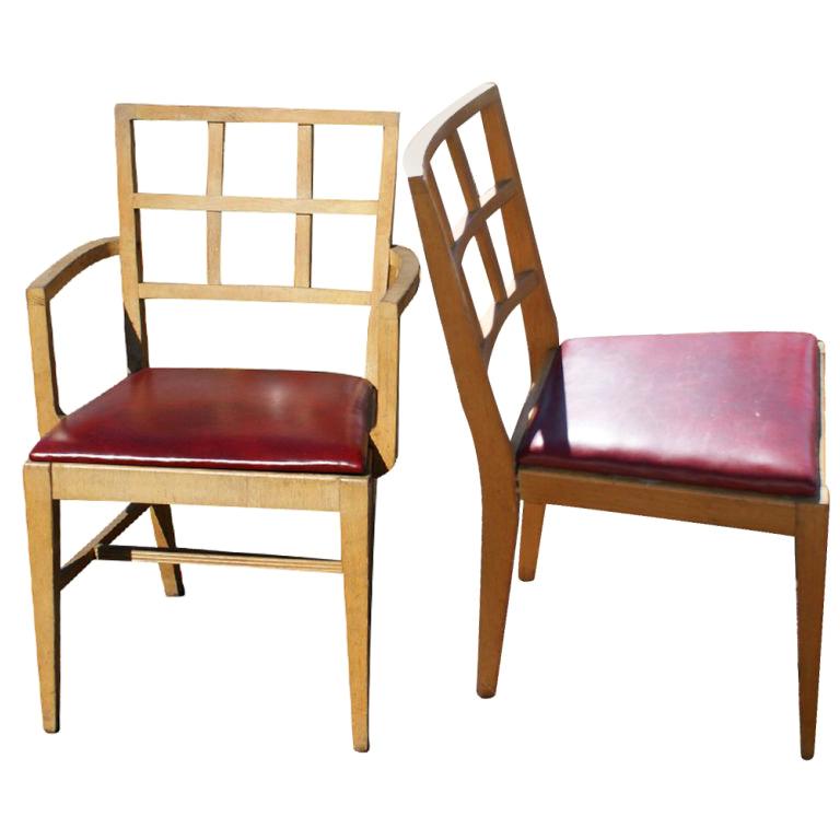 Two Robsjohn Gibbings For Widdicomb Dining Chairs