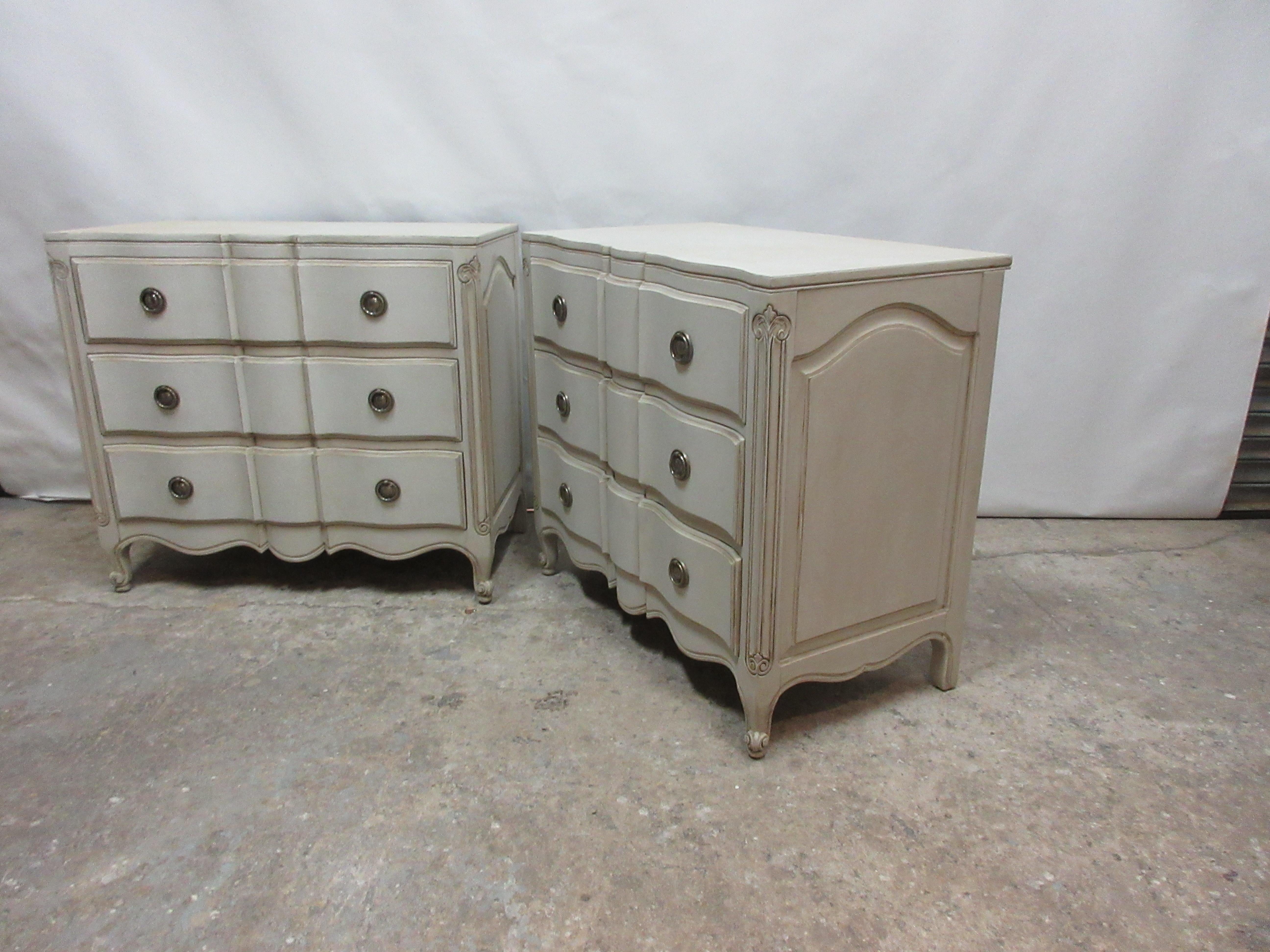Two Rococo Style Chest of Drawers In Good Condition In Hollywood, FL