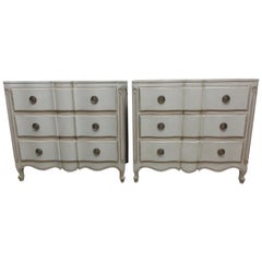 Two Rococo Style Chest of Drawers