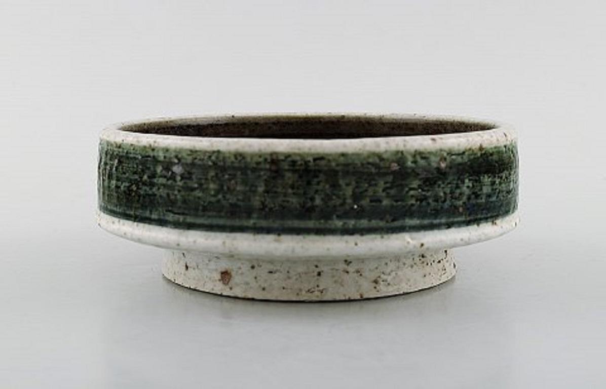 Scandinavian Modern Two Rörstrand / Rørstrand Bowls in Glazed Ceramics, 1960s