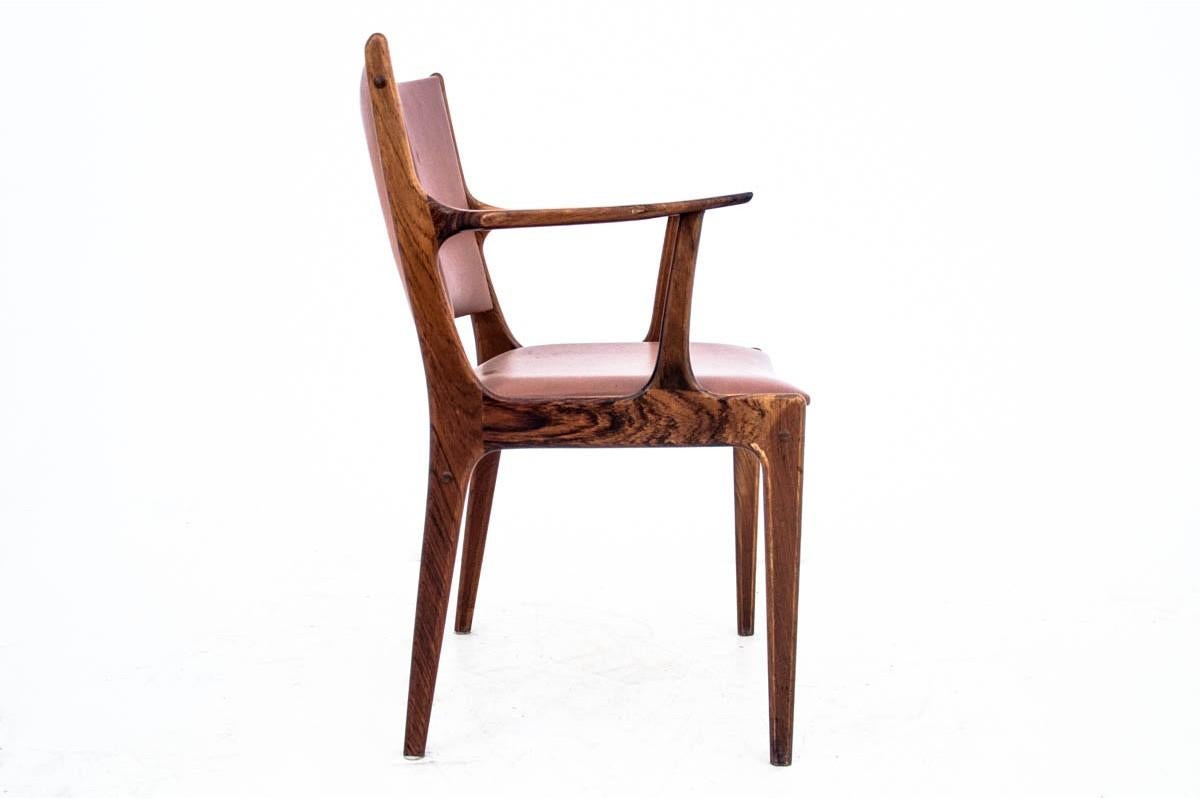 Two Rosewood Armchairs, Denmark, 1960s For Sale 1