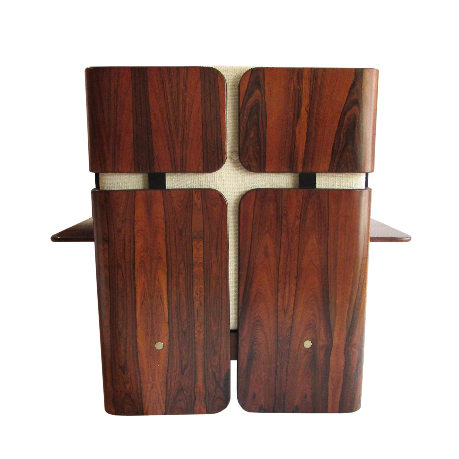 Mid-20th Century Mid-Century Modern Set of Two Rosewood Danish Easy Chairs by Silkeborg, 1960